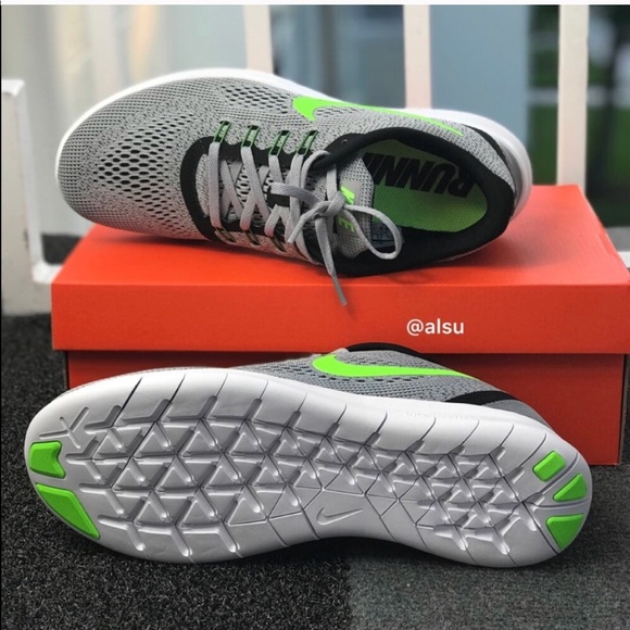 Nike Men's Free Rn Pure Platinum AUTHENTIC - Picture 5 of 7